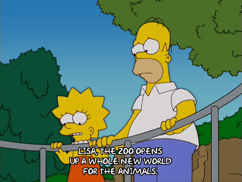 A Whole New World Homer And Lisa Simpson GIF