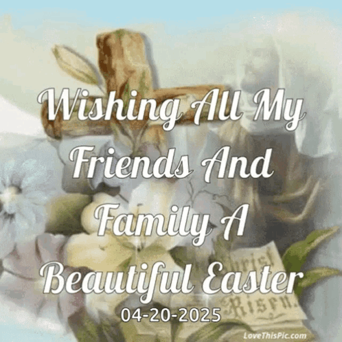 Easter Greeting For Friends And Family GIF