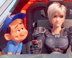 A Woman And A Boy Are Sitting In A Car Talking To Each Other . GIF