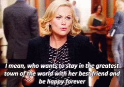 A Woman From Parks And Recreation Is Talking About Her Best Friend GIF