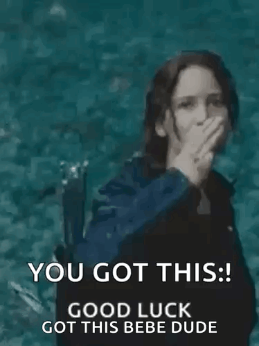A Woman In A Black Jacket Is Giving The Middle Finger In The Water . GIF