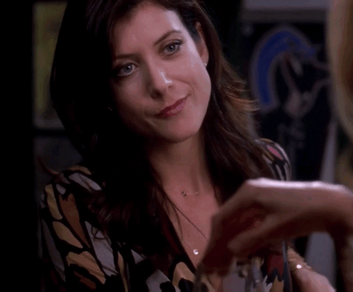 Woman Smiling With Wine Glass GIF