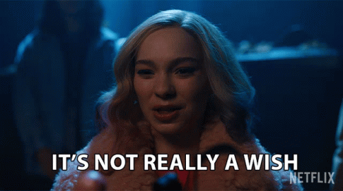 A Woman In A Fur Coat Says It 'S Not Really A Wish Netflix GIF