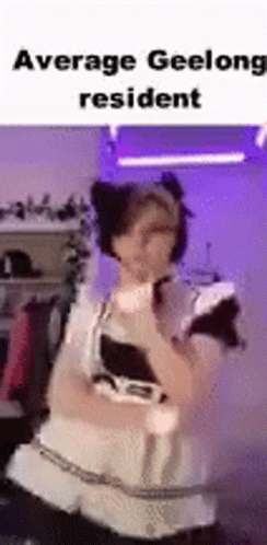 Tied Up Maid In Purple Room GIF