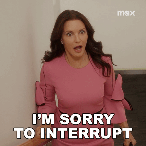 Woman In Pink Dress Saying Sorry GIF