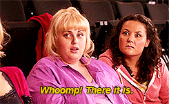 A Woman In A Purple Shirt Is Sitting Next To Another Woman And Says Whoomp There It Is GIF