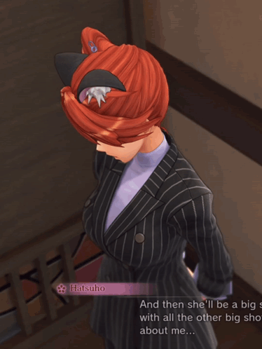 A Woman In A Suit Is Standing In Front Of A Stained Glass Window And Says " No Matter What Always Be Best Friends " GIF