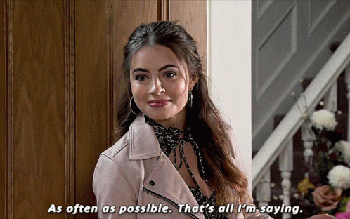 A Woman In A White Jacket Says As Often As Possible That 'S All I 'M Saying GIF