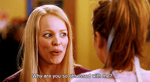 A Woman Is Asking Another Woman Why Are You So Obsessed With Me ? GIF