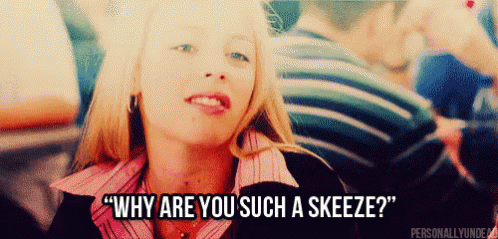 A Woman Is Asking Why Are You Such A Sneeze GIF