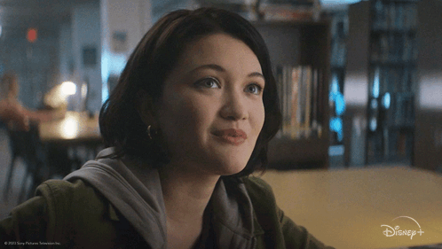A Woman Is Asking Why Do You Ask On Disney Plus GIF