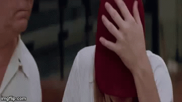 Woman Covering Face With Hand GIF