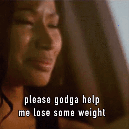 A Woman Is Crying And Asking For Help To Lose Some Weight GIF