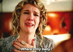 A Woman Is Crying And Asking Where Is My Baby GIF