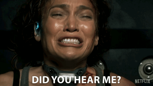 Woman Crying With Did You Hear Me GIF