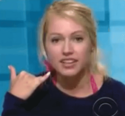 Woman Giving Thumbs Up In Blue Shirt GIF
