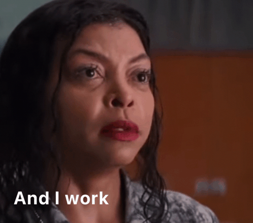 A Woman Is Making A Funny Face With Her Mouth Open And The Words `` Like A Dog '' Next To Her . GIF