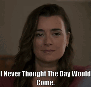 A Woman Is Saying I Never Thought The Day Would Come GIF