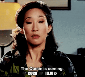 A Woman Is Saying The Queen Is Coming Coco I Llm . GIF