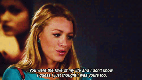 A Woman Is Saying You Were The Love Of My Life And I Don 'T Know GIF