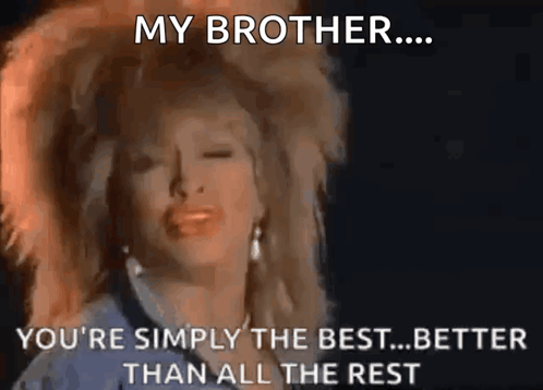 A Woman Is Singing A Song About Her Brother GIF