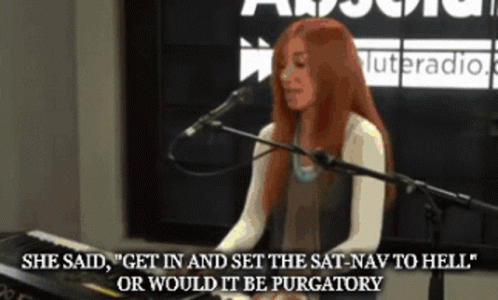 Woman Singing Into Microphone And Playing Keyboard GIF