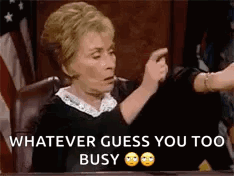 Woman Pointing In Courtroom GIF