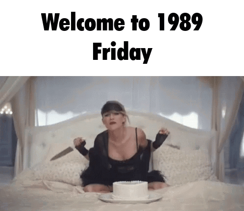 Woman Sitting On Bed With Knife And Cake GIF