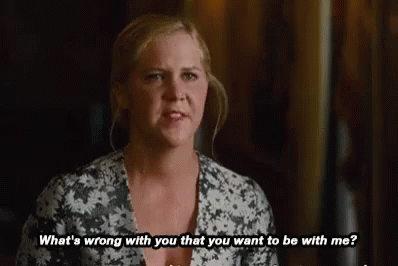 A Woman Is Talking To Another Woman And Asking Her What 'S Wrong With You That You Want To Be With Me ? GIF