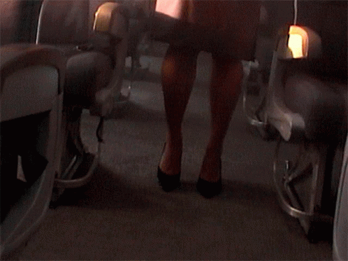 A Woman 'S Legs Are Visible In A Blurry Photo GIF