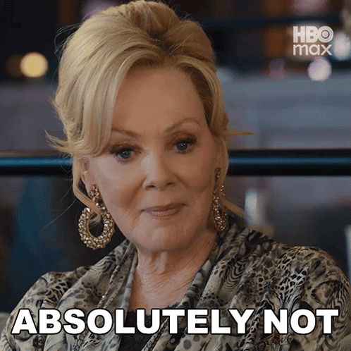 a woman says absolutely not in a hbo max ad