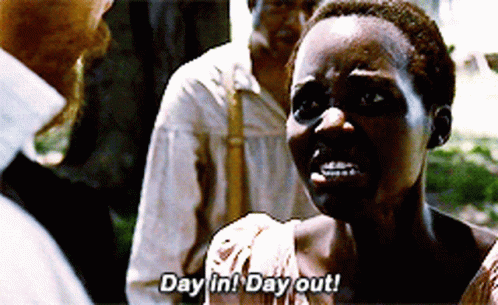 A Woman Says Day In Day Out In A Movie GIF