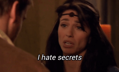 A Woman Says " Especially The Ones I Don 'T Know " While Looking At A Man GIF