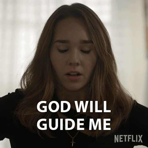 A Woman Says God Will Guide Me On A Netflix Ad GIF
