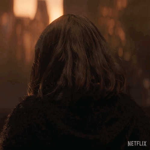 A Woman Says I 'Ll Do It With A Netflix Logo In The Background GIF