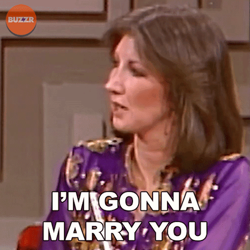 A Woman Says I 'M Gonna Marry You GIF