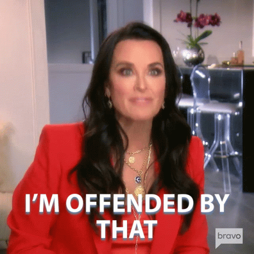 A Woman Says I 'M Offended By That GIF