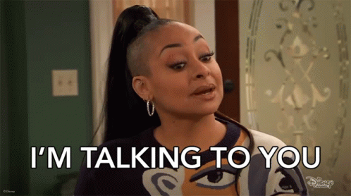 A Woman Says I 'M Talking To You GIF