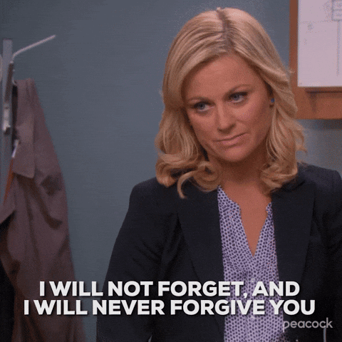 A Woman Says " I Will Not Forget " And " I Will Never Forgive You " GIF