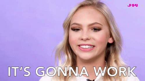 A Woman Says It 'S Gonna Work While Smiling GIF