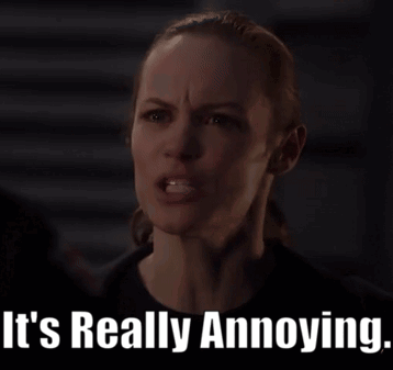 A Woman Says It 'S Really Annoying While Making A Face GIF