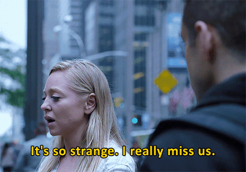 A Woman Says It 'S So Strange I Really Miss Us In Front Of A Man GIF
