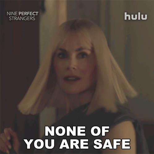 A Woman Says None Of You Are Safe GIF