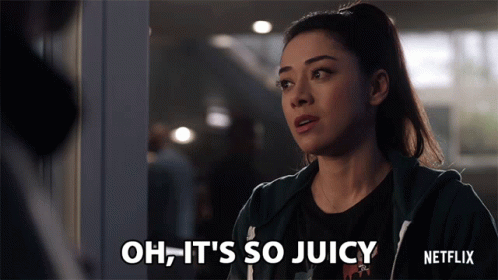 A Woman Says Oh It 'S So Juicy GIF