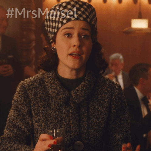 Woman Saying Please Accept My Apology In Crowd GIF