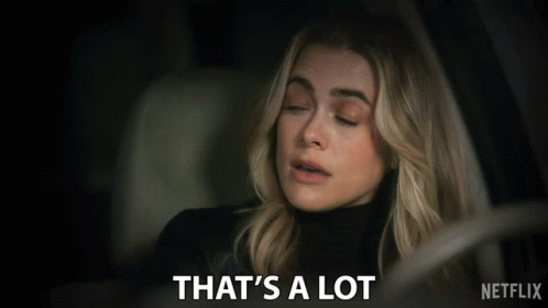 A Woman Says That 'S A Lot In A Netflix Ad GIF