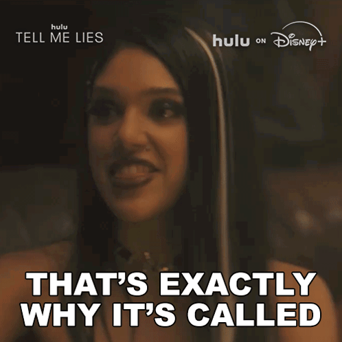 A Woman Says " That 'S Exactly Why It 'S Called " In A Disney Advertisement GIF