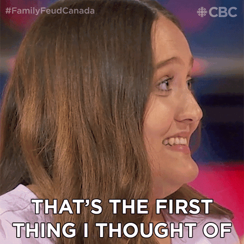 A Woman Says That 'S The First Thing She Thought Of GIF