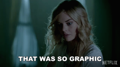 A Woman Says That Was So Graphic Netflix GIF