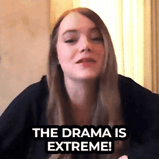 A Woman Says The Drama Is Extreme In A Video GIF